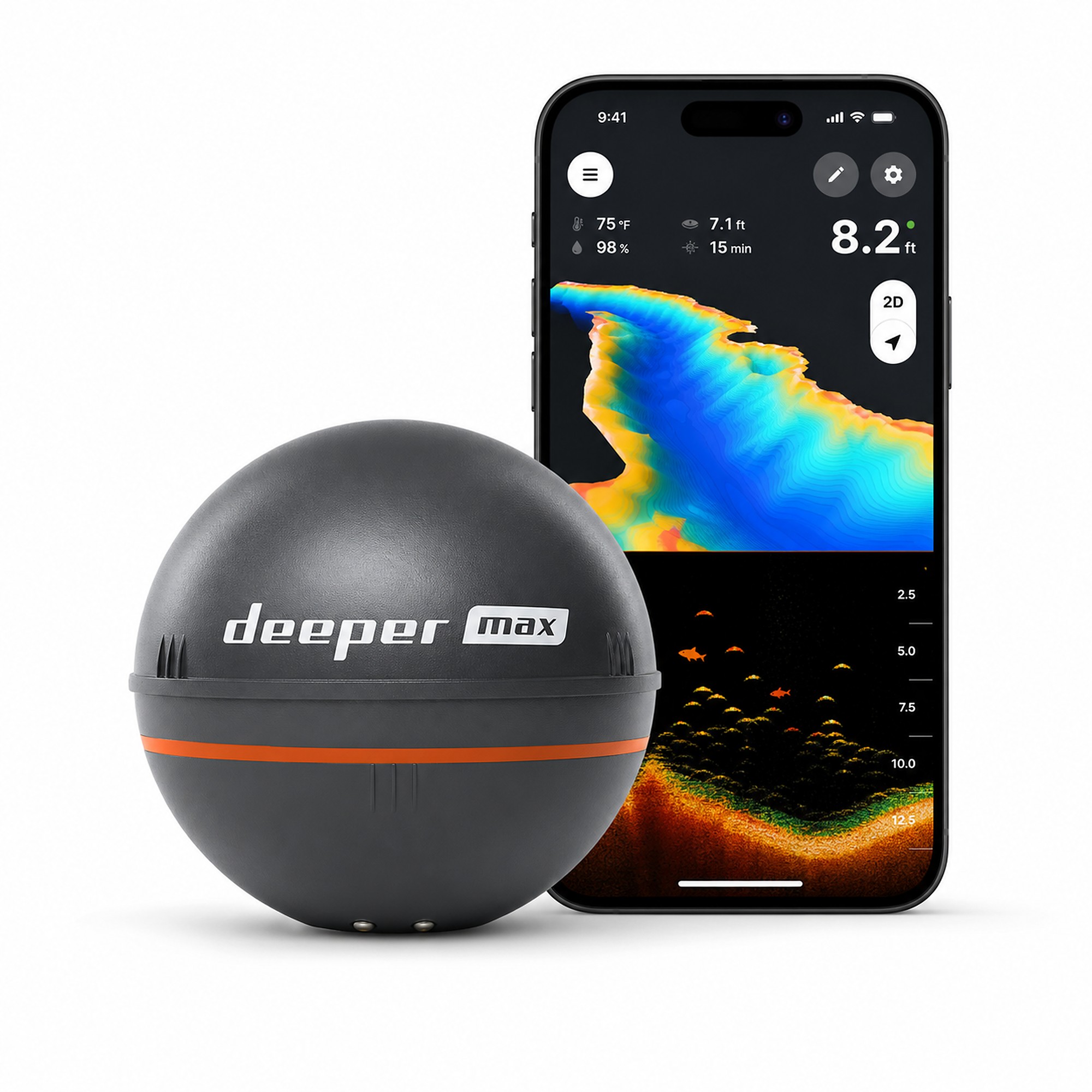 Deeper MAX Castable GPS Fish Finder