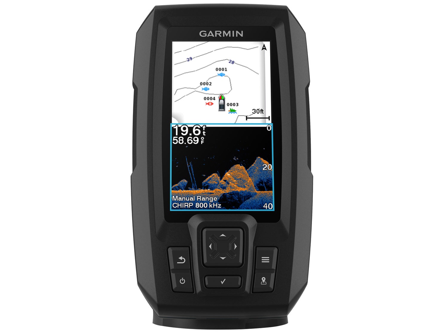 Boat sonar fish finder