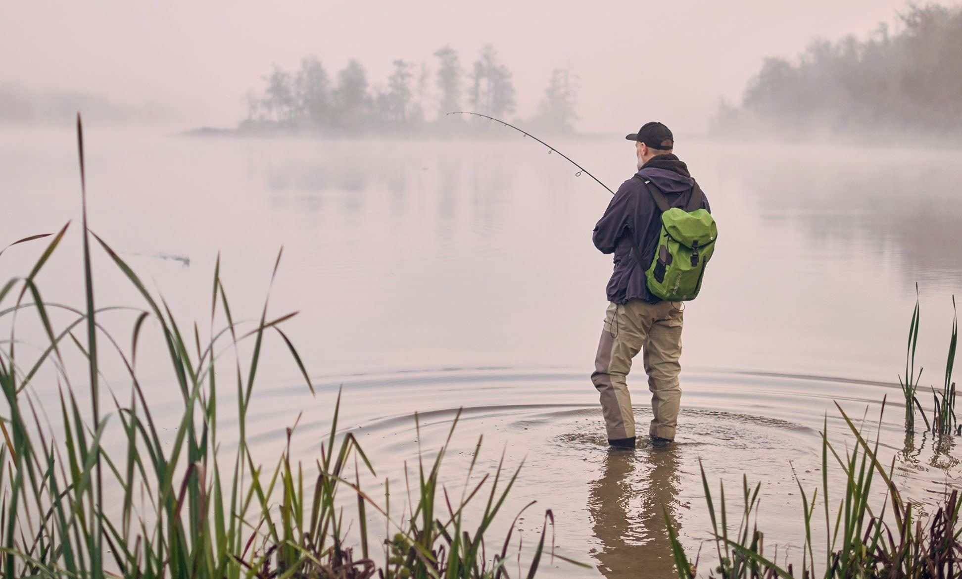 Deeper MAX bank fishing scene