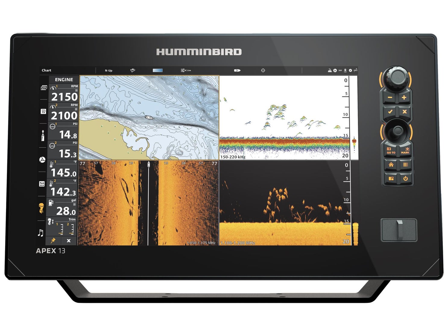 Humminbird Apex 13 Fishfinder w/VX product gallery image 6