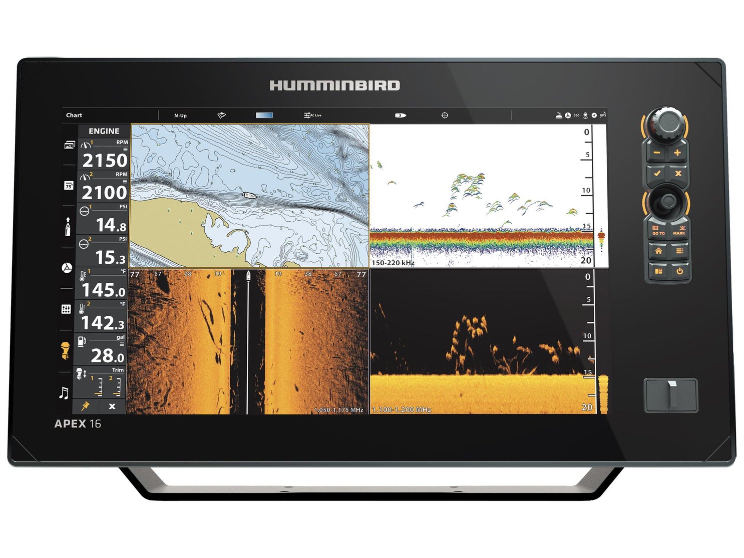 Humminbird Apex 16 Fishfinder w/VX product gallery image 6
